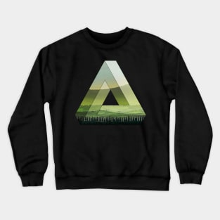 Take Me To The Other Side - Impossible Geometry and Nature Crewneck Sweatshirt